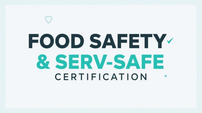 FOOD SAFETY & SERVE SAFE CERTIFICATION