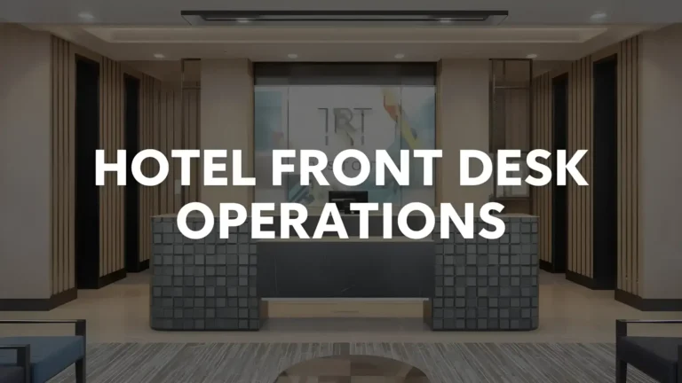 HOTEL FRONT DESK OPERATIONS