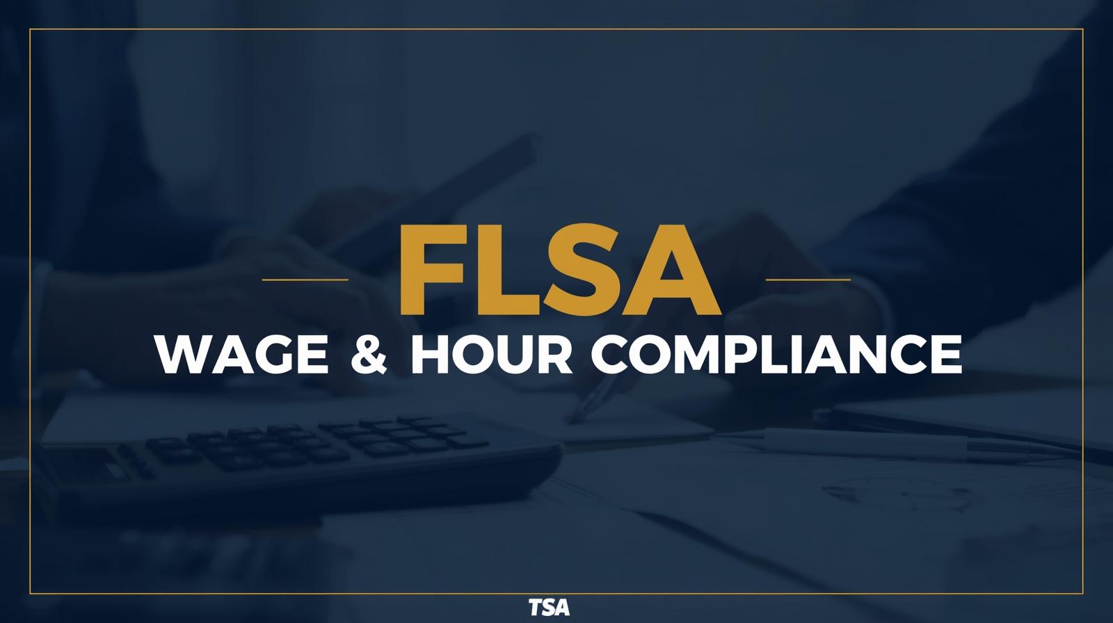 (FLSA) FAIR LABOR STANDARDS ACT